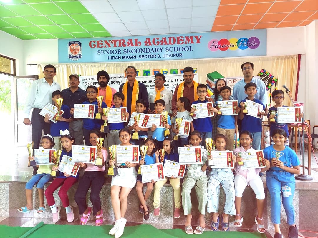 UDAIPUR DISTRICT Under-7 and Under-11 (OPEN & GIRLS) SELECTION CHESS CHAMPIONSHIP 2023